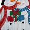 Glitzhome® 2.5ft. Metal Lovely Snowman Yard Stake